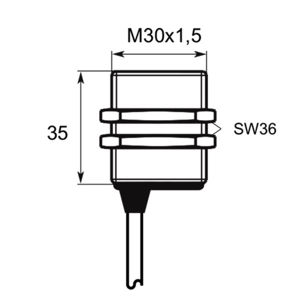 SELET A01G3010 TIPO CILÍNDRICO DIÁMETRO 30 mm