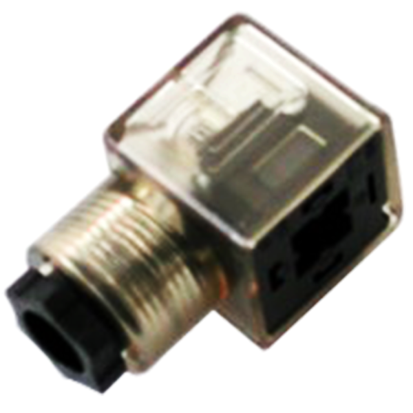 SELET C4P002 Electro-solenoide angular hembra de 4 polos serie inalámbrica