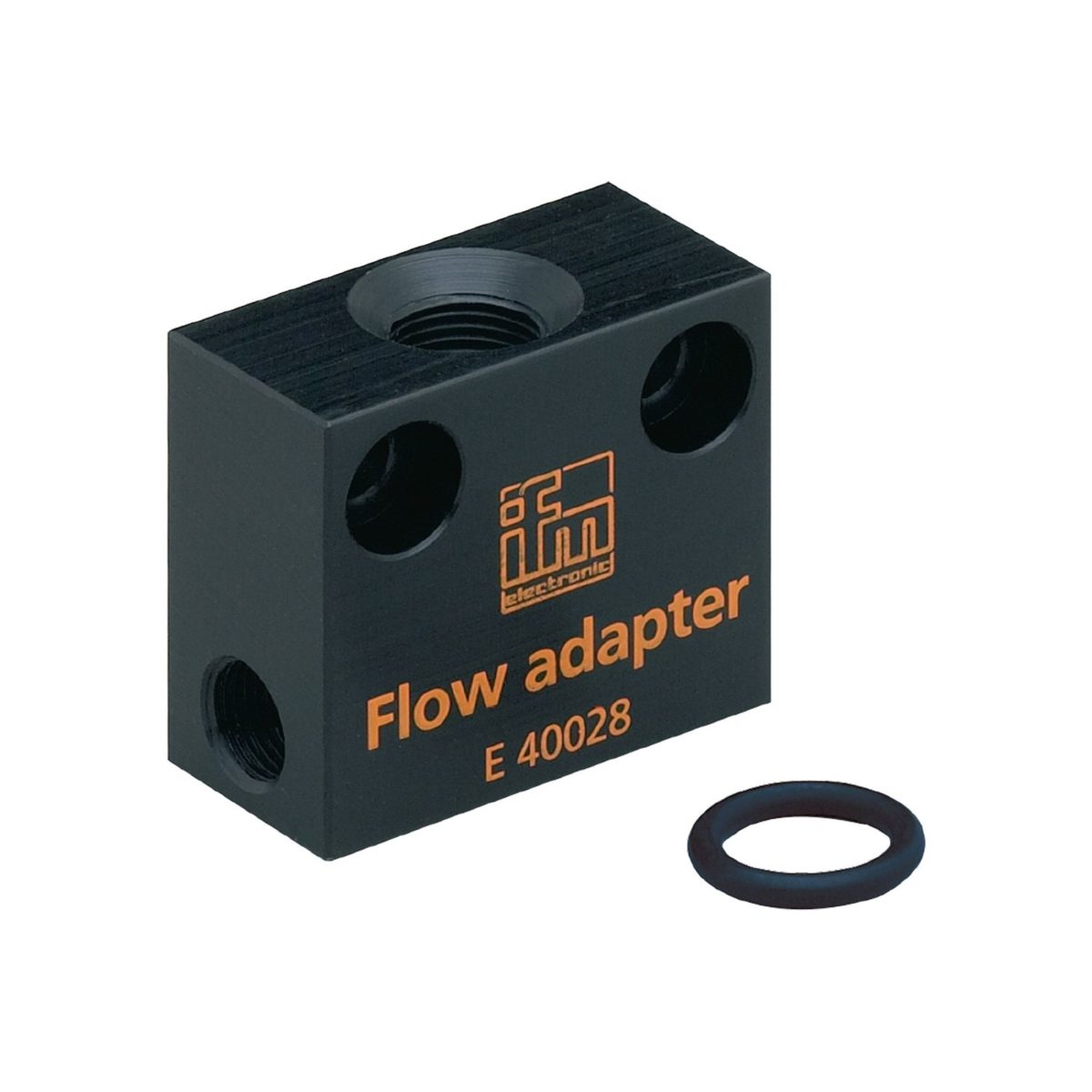 Ifm FLOW ADAPT M12X1 AL Adaptador de proceso para pequeñas cantidades de caudal