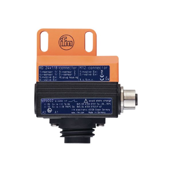 Ifm IND2004DN/T1/1MS/1D/2G Sensor inductivo doble NAMUR para accionadores giratorios