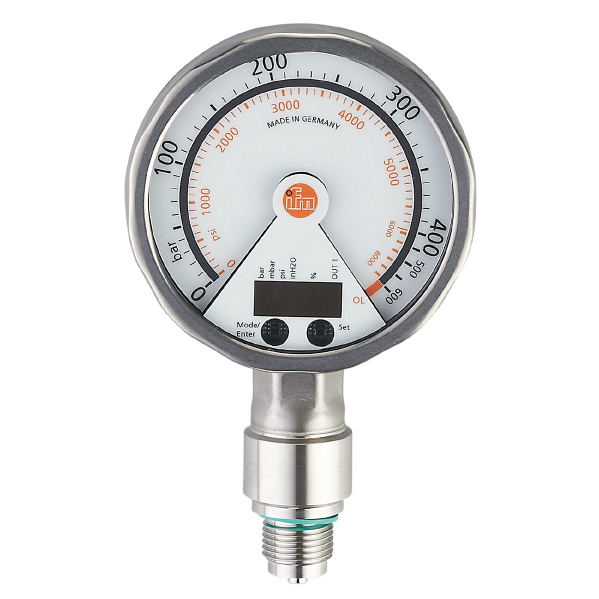 Ifm PG-400-REB12-MFRKG/US/  /P Sensor de presión con pantalla analógica