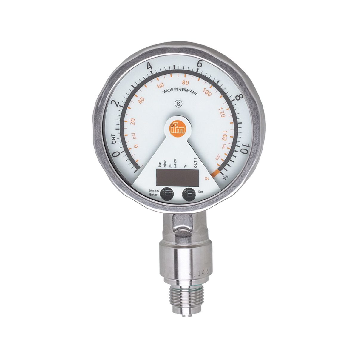 Ifm PG-010-REB12-MFRKG/US/  /P Sensor de presión con pantalla analógica