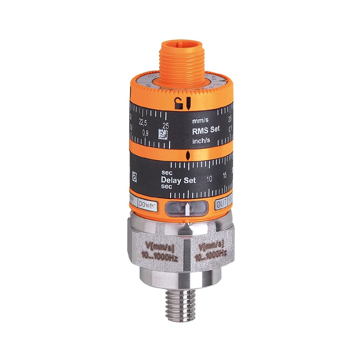 Ifm VIBRATION MONITOR Equipo de control de vibraciones con ajuste intuitivo del punto de conmutación